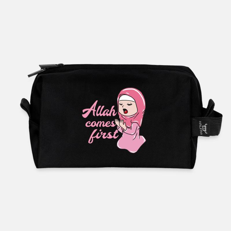 Muslim Islam Allah - Recycelte Kulturtasche - Schwarz