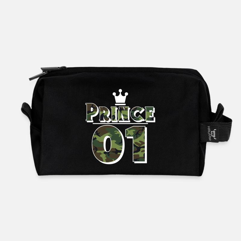 Prince - Recycelte Kulturtasche - Schwarz