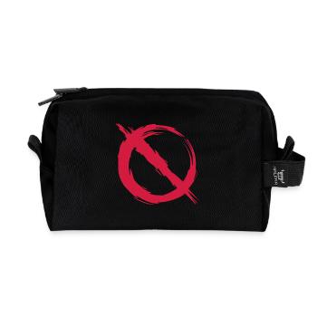 Interdiction interdite - Trousse de toilette en tissu recyclé - noir - Devant