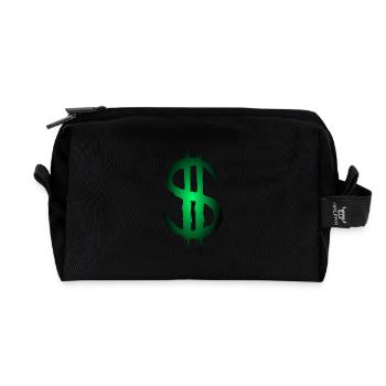Dollarzeichen Dollar Geld Symbol - Recycelte Kulturtasche - Schwarz - Vorne