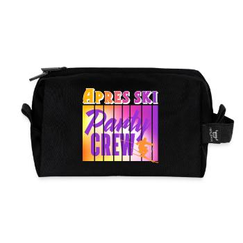 Apres ski - Recycled Toiletry Zip Bag - black - Front