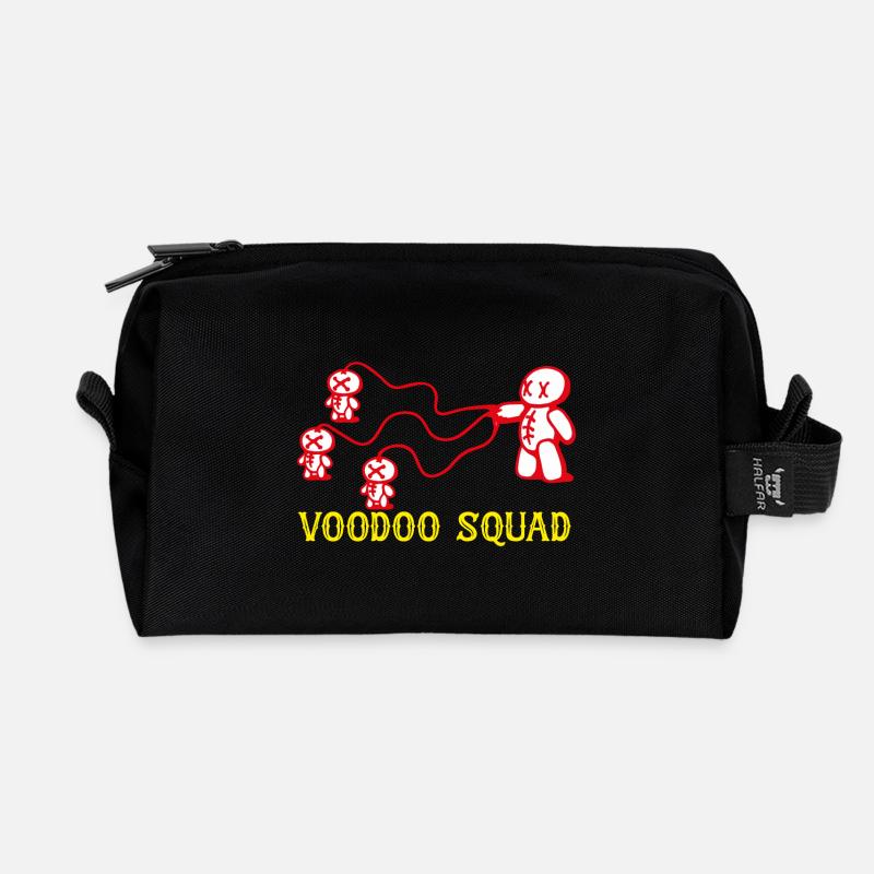 Voodoo Squad - Recycelte Kulturtasche - Schwarz