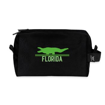 Florida State USA Travel Badge Timbre Souvenir Stic - Trousse de toilette en tissu recyclé - noir - Devant