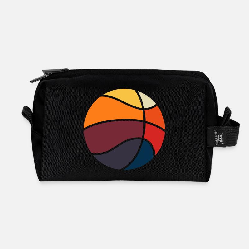Buntes abstraktes Energiedesign - Recycelte Kulturtasche - Schwarz