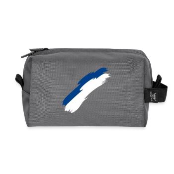 Finland - Recycled Toiletry Zip Bag - anthracite - Front