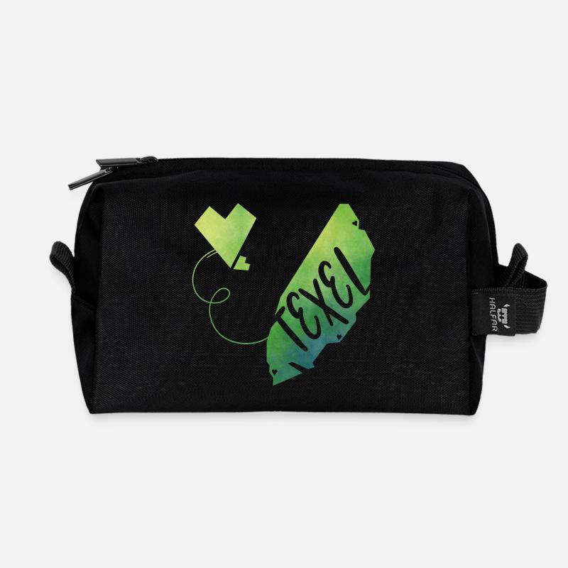 Texel - Recycelte Kulturtasche - Schwarz