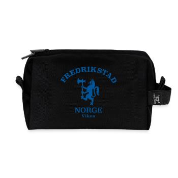 FREDRIKSTAD Norwegen Norvège Norge - Trousse de toilette en tissu recyclé - noir - Devant