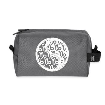 Steinbock Gestirne Vintage Aberglaube Sternzeichen - Recycelte Kulturtasche - Anthrazit - Vorne