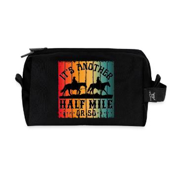 C’EST ENCORE UN DEMI-MILE OU PLUS - Trousse de toilette en tissu recyclé - noir - Devant