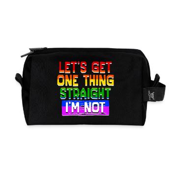 Homosexuell Lgbt Statement Gleichberechtigung - Recycelte Kulturtasche - Schwarz - Vorne