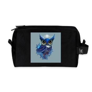 Die elegantesten Greifvögel Die schöne Fantá-Eule - Recycelte Kulturtasche - Schwarz - Vorne