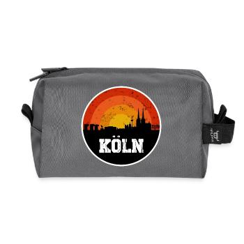 Horizon de Cologne - Trousse de toilette en tissu recyclé - anthracite - Devant