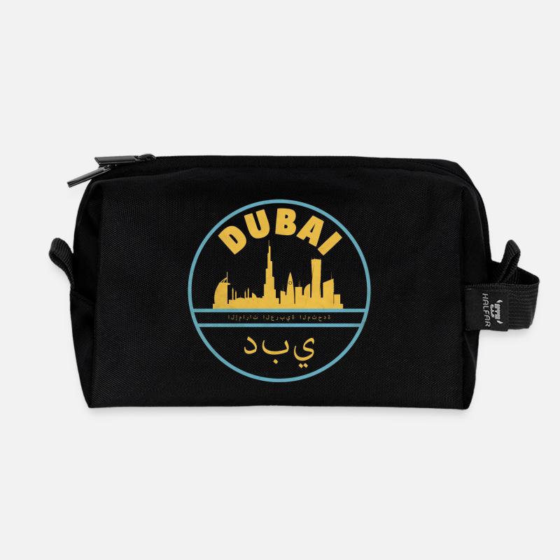Dubai - Recycelte Kulturtasche - Schwarz