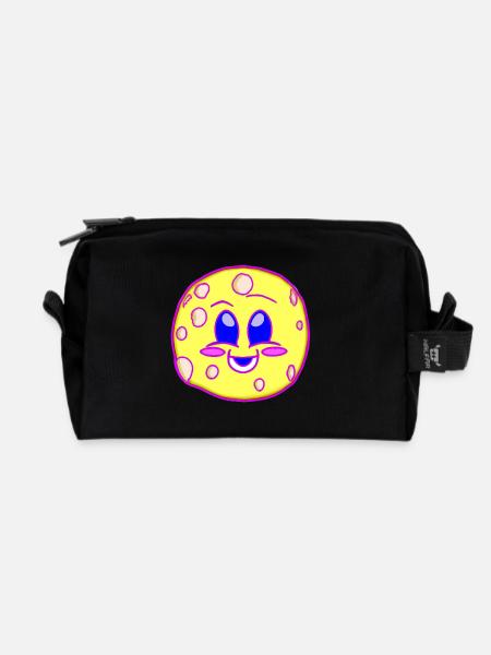 Ugly Mond Kawaii - Recycelte Kulturtasche - Schwarz