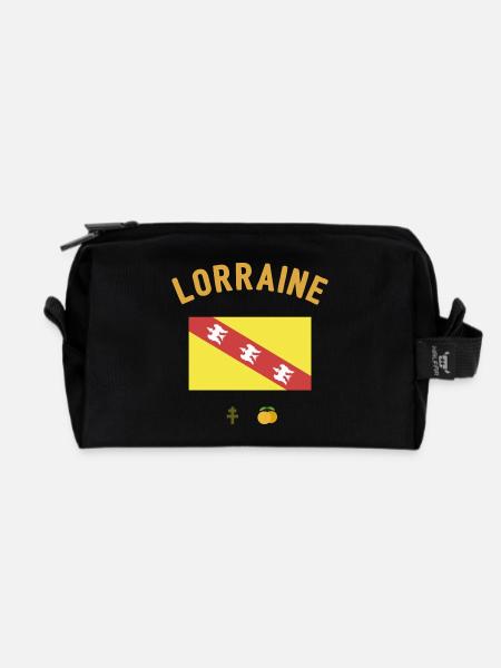 Lothringen - Recycelte Kulturtasche - Schwarz