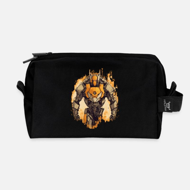 Mecha - Recycled Toiletry Zip Bag - black
