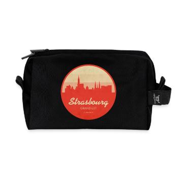 Horizon de Strasbourg Vintage Circle - Trousse de toilette en tissu recyclé - noir - Devant