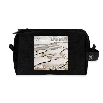 kanada wood buffalo nationalpark salt plains - Recycelte Kulturtasche - Schwarz - Vorne