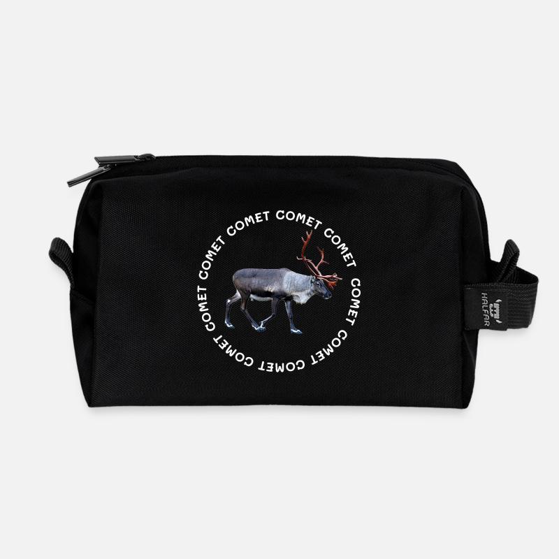 COMET - Recycled Toiletry Zip Bag - black