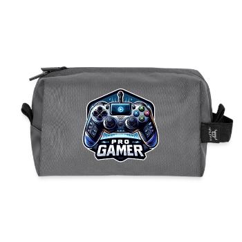 Pro Gamer - Controller Illustration - Recycelte Kulturtasche - Anthrazit - Vorne