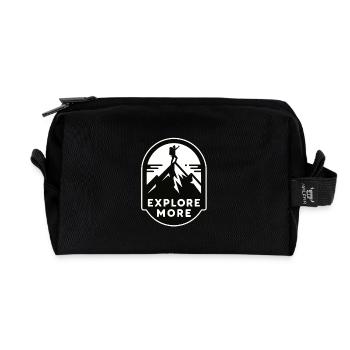 En savoir plus - Wanderer - Trousse de toilette en tissu recyclé - noir - Devant