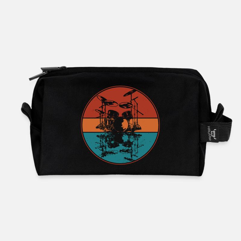 Drum set - Trousse de toilette en tissu recyclé - noir