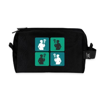 Lacrosse Design - Recycled Toiletry Zip Bag - black - Front