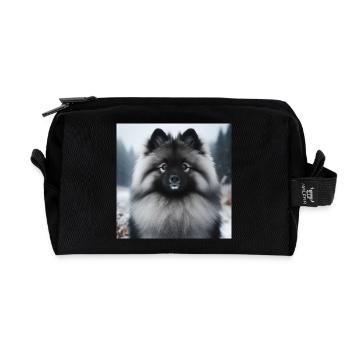 Gorgeous Wolfspitz - Recycled Toiletry Zip Bag - black - Front