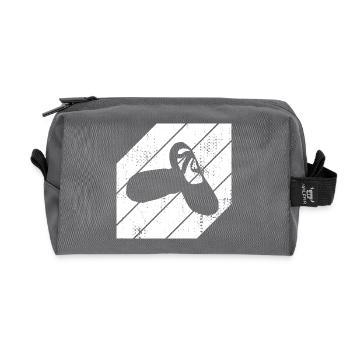 Croquis de chaussures de ballet - Trousse de toilette en tissu recyclé - anthracite - Devant