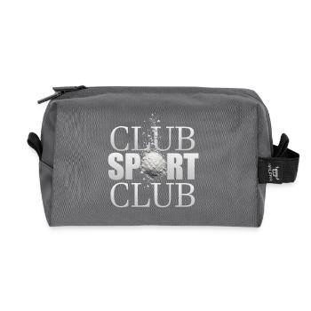 CLUB SPORT CLUB - Trousse de toilette en tissu recyclé - anthracite - Devant