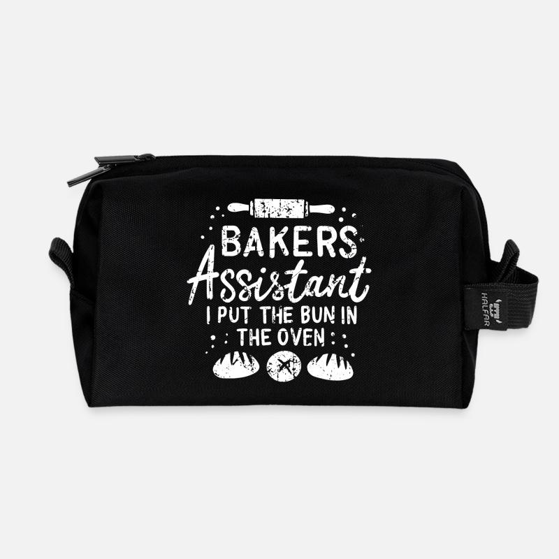 Bäckereifachverkäuferin - Recycelte Kulturtasche - Schwarz