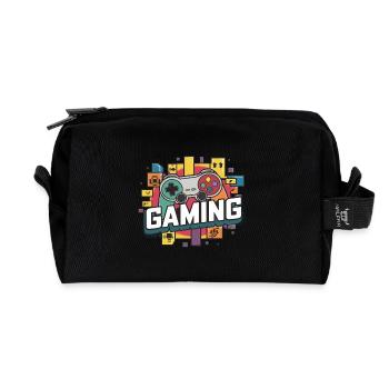 Gaming - Controller - Recycelte Kulturtasche - Schwarz - Vorne
