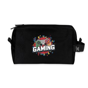 Gaming - Controller - Recycelte Kulturtasche - Schwarz - Vorne