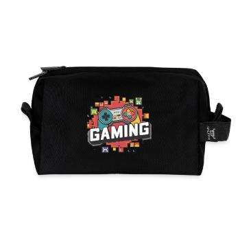 Gaming - Controller - Recycelte Kulturtasche - Schwarz - Vorne