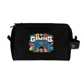 Gaming - Controller - Recycelte Kulturtasche - Schwarz - Vorne