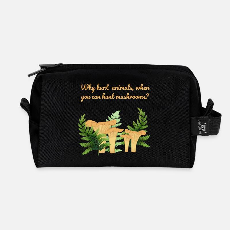 Schurken-Jäger - Recycelte Kulturtasche - Schwarz