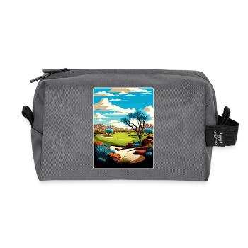 Grayhawk Golf Club Arizona Reiseposter Souvenir - Recycelte Kulturtasche - Anthrazit - Vorne