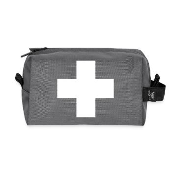 Schweiz - Recycelte Kulturtasche - Anthrazit - Vorne