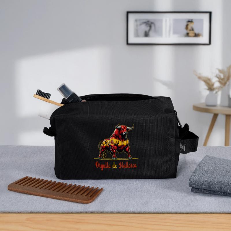 Le design du drapeau de Pride Mallorca Trousse de toilette en tissu recyclé