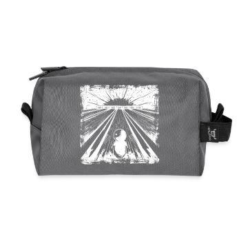 Bowling Sports - Recycled Toiletry Zip Bag - anthracite - Front