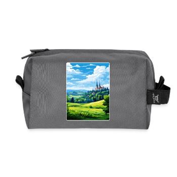 Eifel Nationalpark Deutschland Reiseposter Souvenir - Recycelte Kulturtasche - Anthrazit - Vorne