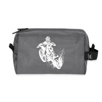 Terrain de saut Machine Motorsport Hobby - Trousse de toilette en tissu recyclé - anthracite - Devant