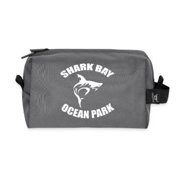 SHARK BAY OCEAN PARK - Recycelte Kulturtasche - Anthrazit - Vorne