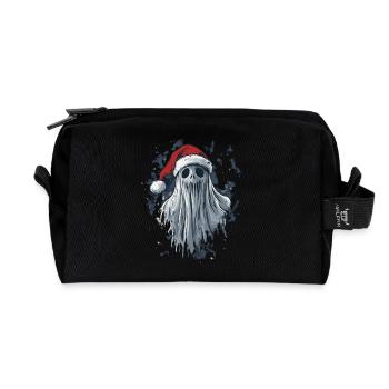 Drôle de fantôme de Noël - Trousse de toilette en tissu recyclé - noir - Devant