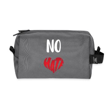 Pas de haine Aversion Stop Haine Anti Haine - Trousse de toilette en tissu recyclé - anthracite - Devant