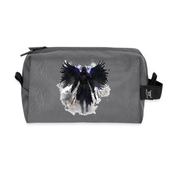 Dark Angel T-Shirt – Mystical Fantasy Design - Recycled Toiletry Zip Bag - anthracite - Front