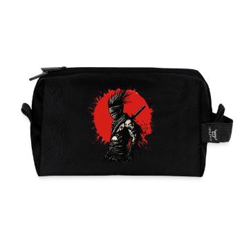 Fantasy ninja Punk - Trousse de toilette en tissu recyclé - noir - Devant