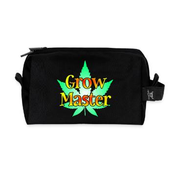 Grow Master - Cannabis - Marijuana - Marihuana - Recycelte Kulturtasche - Schwarz - Vorne