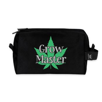 Grow Master - Cannabis - Marijuana - Marihuana - Recycelte Kulturtasche - Schwarz - Vorne
