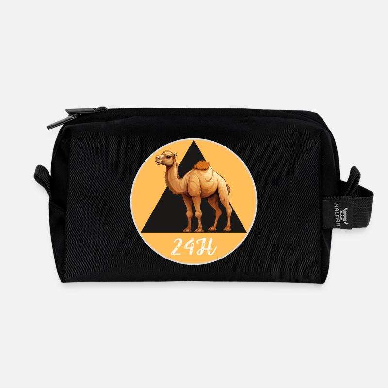 Kamel 24h - Recycelte Kulturtasche - Schwarz